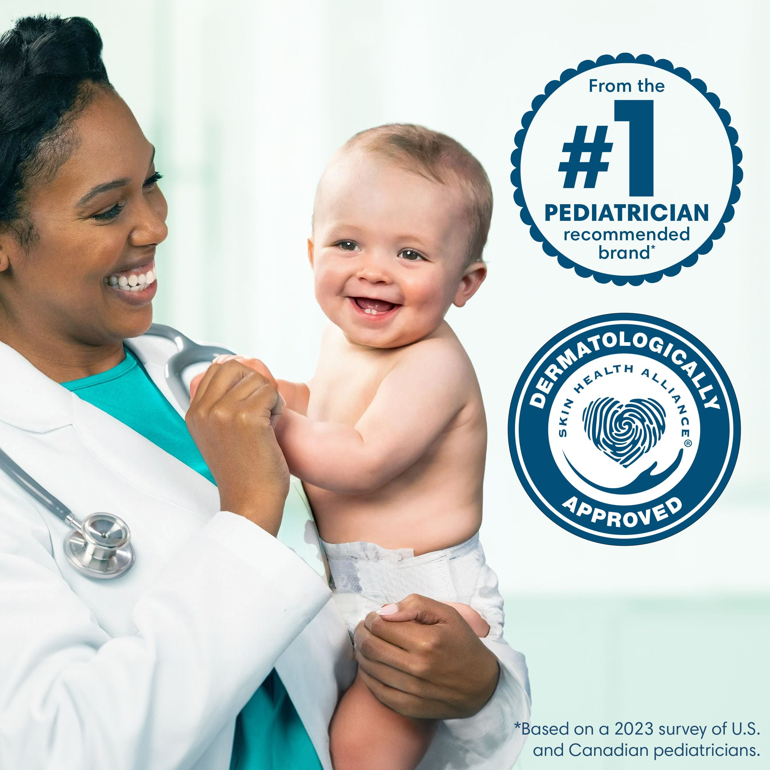 Couches pour bébés Pampers Pure, taille 2 ( à [12 lb à 18 lb]), jusqu’à 100 % sans fuites, couches douces hypoallergéniques haut de gamme