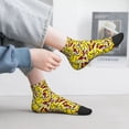 thumbnail image 2 of Fuzoiu Chicken Cartoon Print Adult Socks, Crew Moisture-wicking Socks, Unisex Cushion Crew Socks,Casual Sports Ankle Socks, 2 of 7