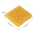 thumbnail image 2 of Uxcell 50x50x10mm Borrador de Residuos de Goma, 8 Paquete Removedor de Adhesivo, Amarillo, 2 of 6