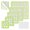 Green, variant on WIND LAND Clear Acrylic Quilting Ruler Patchwork Templates Measuring Tool for Sewing