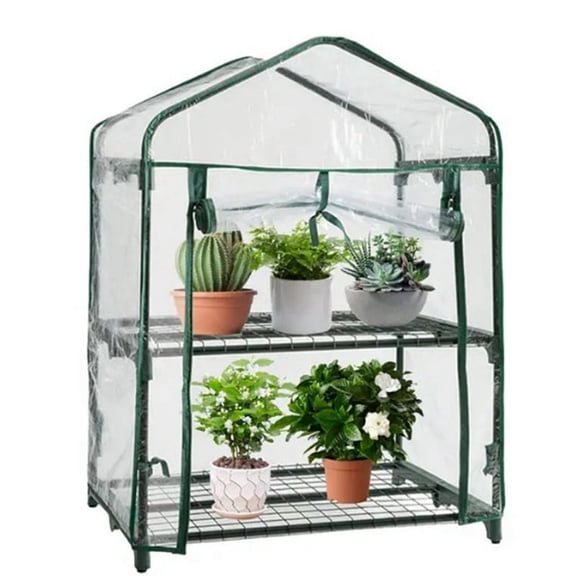 Greenhouse Cover for Outdoor Indoor Waterproof Replacement Flower House Tent Covers Gardening Flowerpot 2 Layer