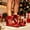 Red, variant on uublik Womens House Fuzzy Slippers Cozy Memory Foam House Shoes Soft Faux Fur Lightweight Slippers for Indoor Outdoor, Gold