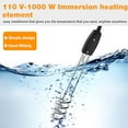 thumbnail image 7 of 10" 1000W-110V Water Heater Portable Electric Immersion Element Boiler Travel$$Tools & Hardware Other, 7 of 7