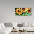 thumbnail image 3 of Trademark Fine Art 'Sunflower Dance' Canvas Art by Marcia Baldwin, 3 of 3