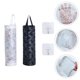 thumbnail image 5 of GOOHOCHY 2 juegos de soportes colgantes para bolsas de plástico, soportes para bolsas de supermercado, dispensadores de bolsas con estampado de flores, 5 of 8