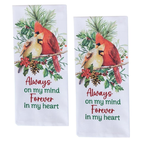 Park Designs Holiday Cardinal Dishtowel Set Of 2