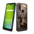 thumbnail image 3 of For AT&T Motivate Max U668AA Cricke Ovation 3 Case Holster Belt Clip Kickstand Design Phone Cover With Free Tempered Glass Screen Protector - Deer, 3 of 5