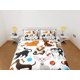 thumbnail image 2 of Funny Dogs Doona Cover Colorful Bedspread, Kids Full Bed Set With, 2 of 4