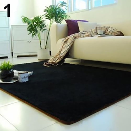 Shaggy Fluffy Rugs Anti-Skid Area Living Room Carpet Home Bedroom Floor Soft Mat 