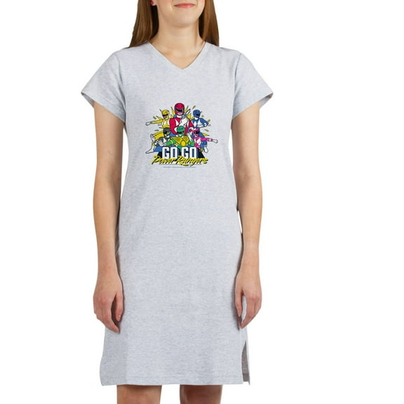 CafePress - Go Go Power Rangers Group Shot - Women's Nightshirt