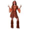 thumbnail image 2 of Women's Plus Size Fringe Hippie Costume, 2 of 3