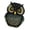 Black gold, variant on 7829 Resin Owl Figurine Home Office Decors Desktop Bookshelf Ornament Collectors Gift