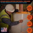 thumbnail image 2 of Johnson Niveau RTS24 24 Po RockRipper avec Tête en Fonte et Lame en Aluminium Perforé, 2 of 2