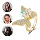 thumbnail image 1 of Reloj de pulsera giratorio con diamantes de moda para mujer Xihbxyly, 1 of 7