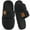 Black, variant on Ecetana House Slippers for Women Open Toe Fuzzy Slippers Slides Memory Foam Indoor House Shoes