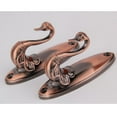 thumbnail image 2 of CTIRCHIU Rose Curtain Hook in Antique Brass Zinc Alloy for Elegant Curtain Holdback, 2 of 4