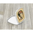 thumbnail image 2 of Lancashire Heeler and Flowers Compact Mirror 2.75 in x 3 in, 2 of 4