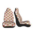 thumbnail image 3 of Sikiie Santa Claus bells Car Seat Covers 2PCs Front Car Seat Covers Universal fit for Most Cars SUVs and Trucks-1, 3 of 9