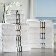 thumbnail image 5 of BNM Turkish Cotton Luxury 8 Piece Towel Set, Toast, 5 of 5