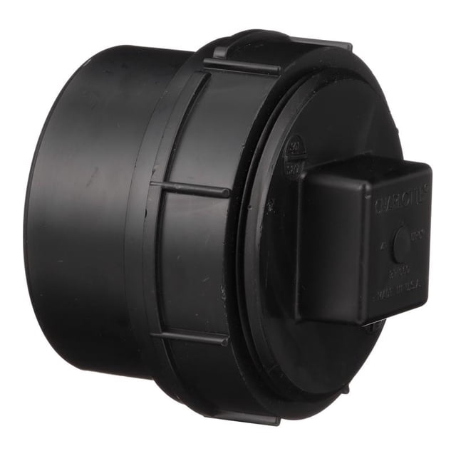 Tubo Cleanout Charlotte de ABS con forma de espiga de 4 cm x 4 cm de profundidad FPT