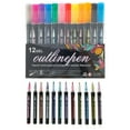 thumbnail image 2 of 12/24 Colors Outline Markers Shimmer Double Line Marker Pen Set Magic Glitter Metallic Drawing Pens Self-Outline DIY Sketching Pens for Greeting Cards Craft Painting Art Writing, 2 of 5