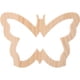 thumbnail image 1 of Letrero de madera para pared, para el hogar, la sala de estar, la cocina, adhesivo decorativo con forma de mariposa., 1 of 8
