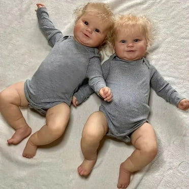 60CM Baby Reborn Dolls with 3D-paint Skin & Vein, Realistic Soft Silicone Babies Maddie for Girl Toy