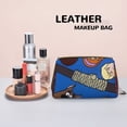 thumbnail image 6 of Lsque Scooby-Doo Pattern Genuine Leather Makeup Bag Cosmetic Pouch Travel Organizer Toiletry Clutch Large Capacity Travel Cosmetic Bag, 6 of 6