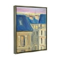 thumbnail image 5 of Stupell Industries Cozy Urban City Neighborhood Pink Sunset Sky Painting Luster Gray Floating Framed Canvas Print Wall Art, Design by JG Studios, 5 of 5