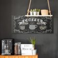 thumbnail image 2 of Stupell Industries Freshly Brewed Coffee Sign Parisian Pattern,17 x 40,Designed by Andi Metz, 2 of 6