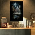 thumbnail image 1 of Collage de Rue de Nuit - Impression sur Toile Paysage, 1 of 3