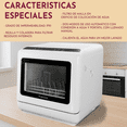 thumbnail image 3 of Lavaplatos Automatico Portatil Lavavajillas Houzer 6 Programas, 3 of 8