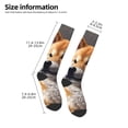 thumbnail image 2 of Logiee Regal Shiba Inu Print Gift Stocking Stuffers,Adult Stockings,Novelty Socks,Funny Socks Birthday Running Walking Sleeping, 2 of 6