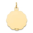 thumbnail image 4 of 14k Yellow Gold First Holy Communion Disc Charm Pendant, 4 of 4