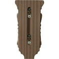 thumbnail image 4 of Ekena Millwork 5"W x 5"D x 10"H Medium Acanthus Wood Corbel, Walnut, 4 of 4