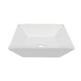 thumbnail image 1 of Novatto TP-V10W Bianco Pari Ceramic Vessel Bathroom Sink, 1 of 1