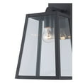 thumbnail image 5 of Trans Globe Lighting 50212 Obsidian 1 Light 14-1/2" Tall Outdoor Wall Sconce - Black, 5 of 6
