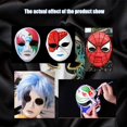 thumbnail image 3 of 5PCS DIY White Paper Mask Pulp Blank Hand Painted Mask Personality Creative Free Design White Mask-Masquerade,Cosplay, Dance Party, 3 of 5