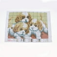 thumbnail image 4 of DIY Latch Hook Kits Three Dogs Rug Pattern Printed 23X16 inch,, 4 of 6