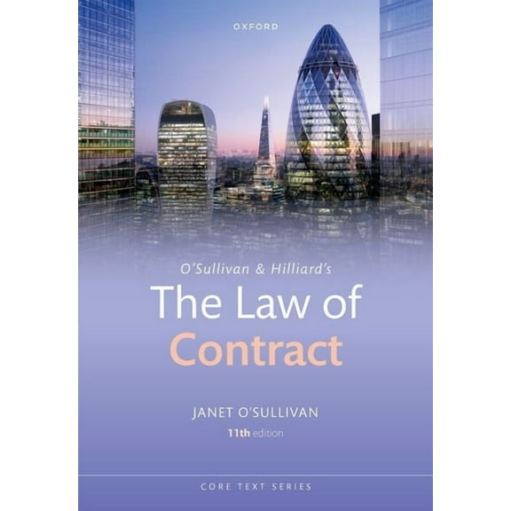 Osullivan & Hilliards the Law of Contract 11E Paperback, (Paperback)