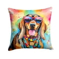 thumbnail image 1 of Doberman Pinscher Hippie Dawg Throw Pillow, 1 of 6