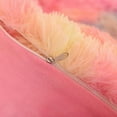thumbnail image 2 of Wajade Plush Duvet Cover Set 3 Piece - Luxury Ultra Soft Fluffy Fuzzy Comforter Cover with 2 Pillow Shams Faux Fur Bedding Set,Full Size,Rainbow Pink, 2 of 6