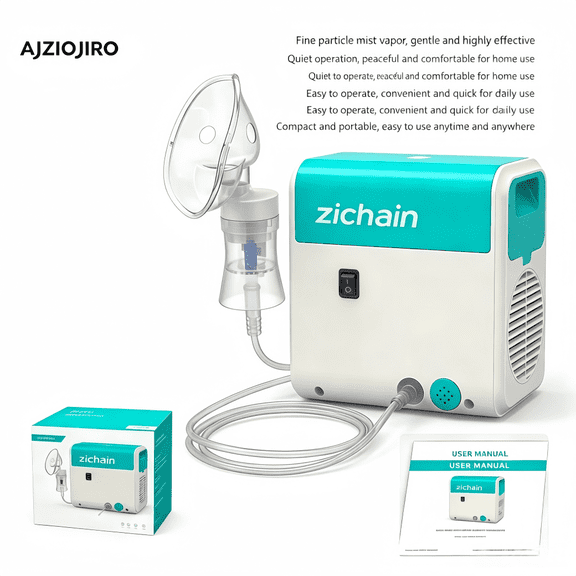 AJZIOJIRO Zichain Mini Portable Humidifier, Low Noise Fine Mist Desktop Humidifier, Safe Gentle Humidifier For Baby Nursery Bedroom Home Use