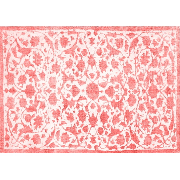 Ahgly Company Indoor Rectangle Persian Red Traditional Area Rugs, 2' x 3'