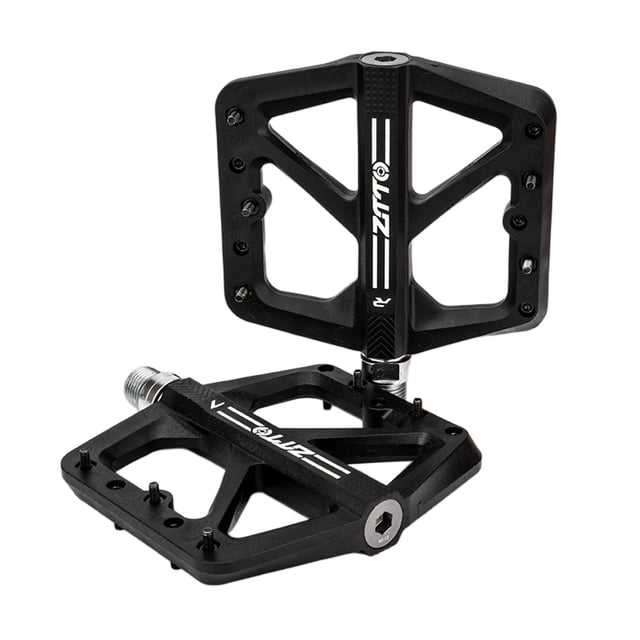 Pedales Chester de composite sellados Peilin Bikes, pedales Crank Brothers de lado plano negro
