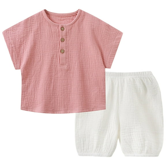 FYDUU Boys Sleepwear Set Breathable Kids Pajamas Short Sleeve Comfortable Loungewear For Toddler Baby Home Casual Outfit Soft Lightweight Summer Clothes Adorable Halloween 1-2 Years