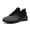 Black Gray/wide, variant on Larnmern Men's Ultra wide Non Slip Work Shoes Chef Restaurant Waterproof walking Sneakers Slip Resistant Breathable Shoes