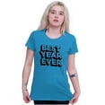 thumbnail image 4 of Best Year Ever Graduation Proud Grad Womens Slim Fit Graphic Tee Brisco Brands S, 4 of 5