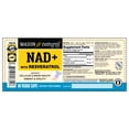 thumbnail image 7 of Mason Natural NAD+ with Resveratrol & Quercetin, 600 mg NAD+ Formula, Cellular Energy & Antioxidant Support, Brain Health & Vitality, Suitable for Vegetarians, 60 Capsules, 7 of 7