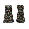 thumbnail image 7 of Picia Wasp Cockchafer Butterfly Print Women’s Sleeveless Midi Swing Dress – A-Line Pleated Tank Sundress, Comfortable and Flowy T-Shirt Dress, 7 of 7